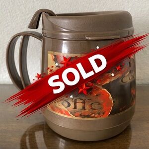 Vintage 7-11 Thermo Serve Insulated 20 oz Brown Coffee Mug